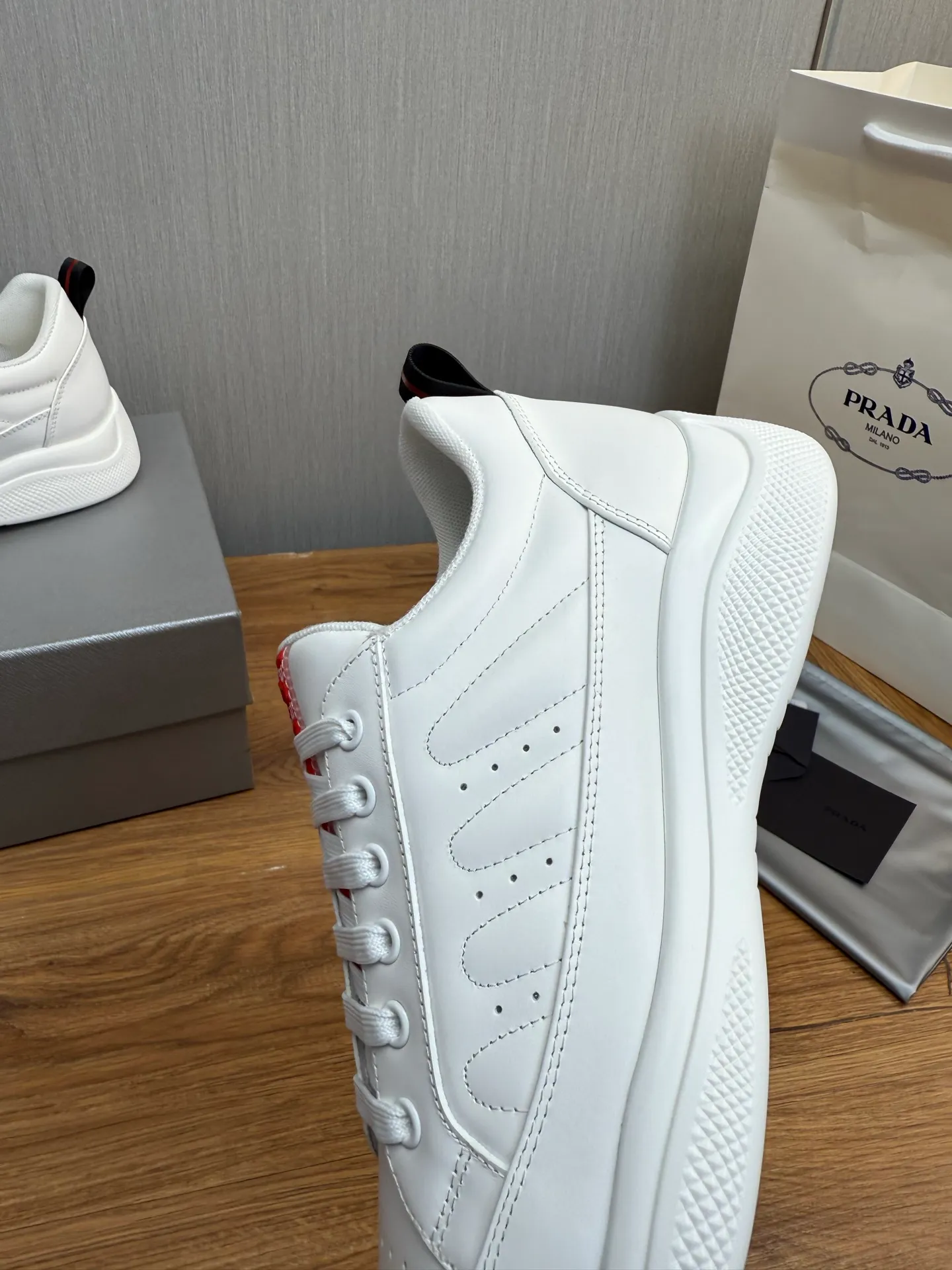 Men's shoes 580💰 [PRADA] Men's shoes are popular in the counter, official website synchronization, 1 high-quality shipment ✔️Original cowhide + cowhide lining, 1🆚1 replica, original sole, 38-45 (45 customized, non-refundable)